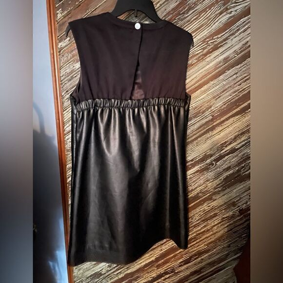 Rachel Roy vegan leather shift mini dress - Picture 5 of 9